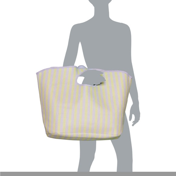 Shiraleah Lolita woven paper straw beach tote bag NWT - Picture 6 of 7